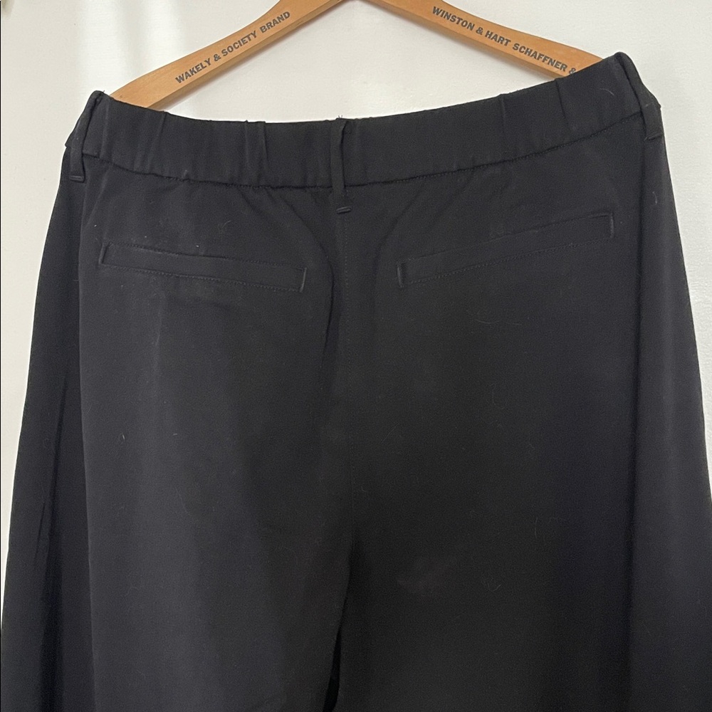 American Eagle Outfitters Black Wide-Leg Pants Poppy Trouser - Picture 6 of 9